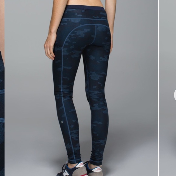Lululemon Speed Tight Luxtreme Camo Oil Slick Blue 6 - Picture 1 of 16